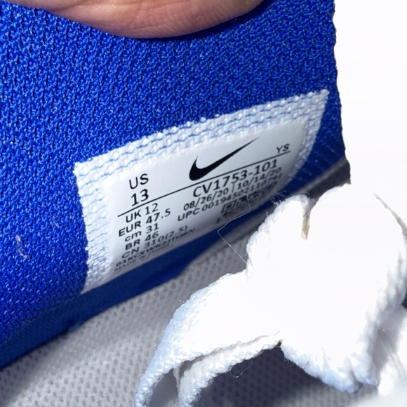 Size 13 - Nike Air Force 1 High Royal Blue, CV1753-101, Clean, Excellent, No Box - Picture 9 of 11